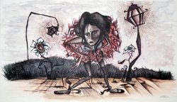 La ballerina, 120x60 cm