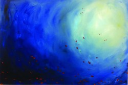 abisso bianco, 150x100 cm, 