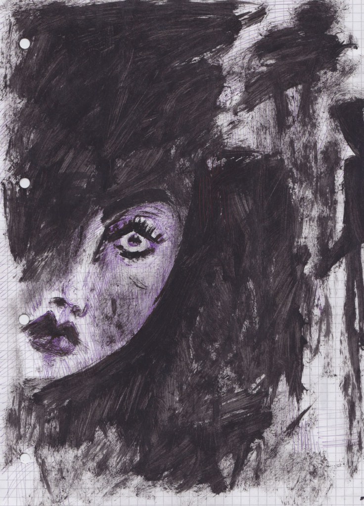 VOICES - 21x29 cm - acrylics and pen on paper