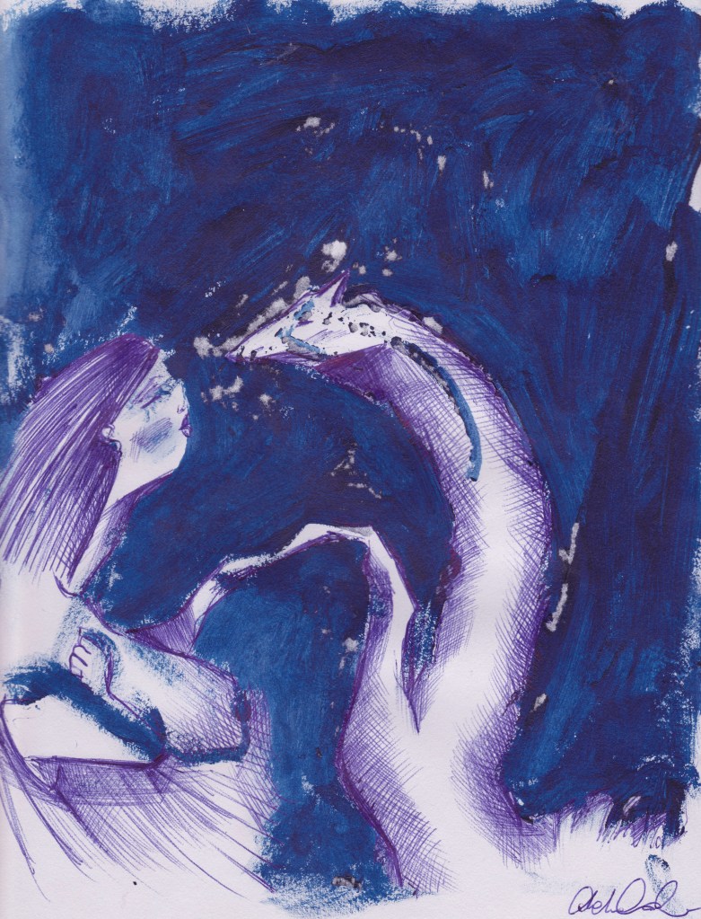 Amante del lupo, dimensioni 21x29 cm, 2015