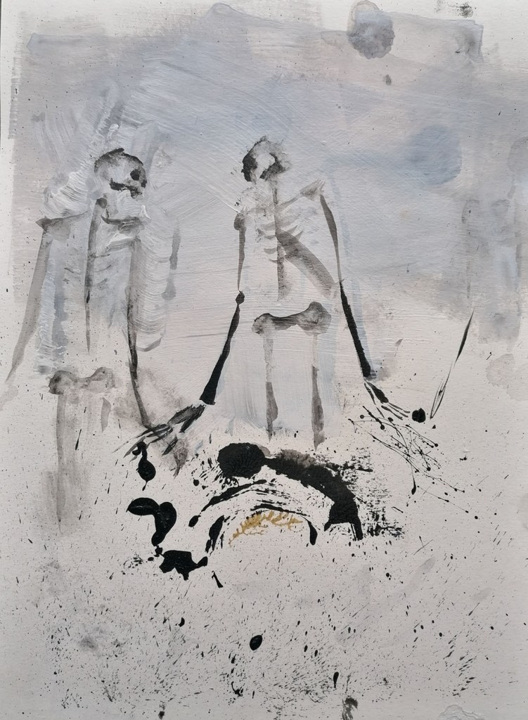 ET NOS UNUM SUMUS, 2020 - 21x29 cm - acrylics on paper