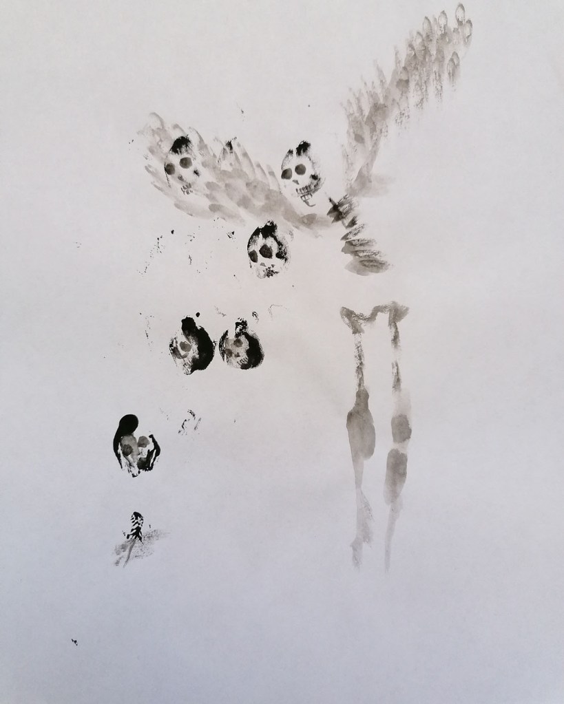 PERDET ANIMAM TUAM, 2020 - 21x29 cm - acrylics on paper