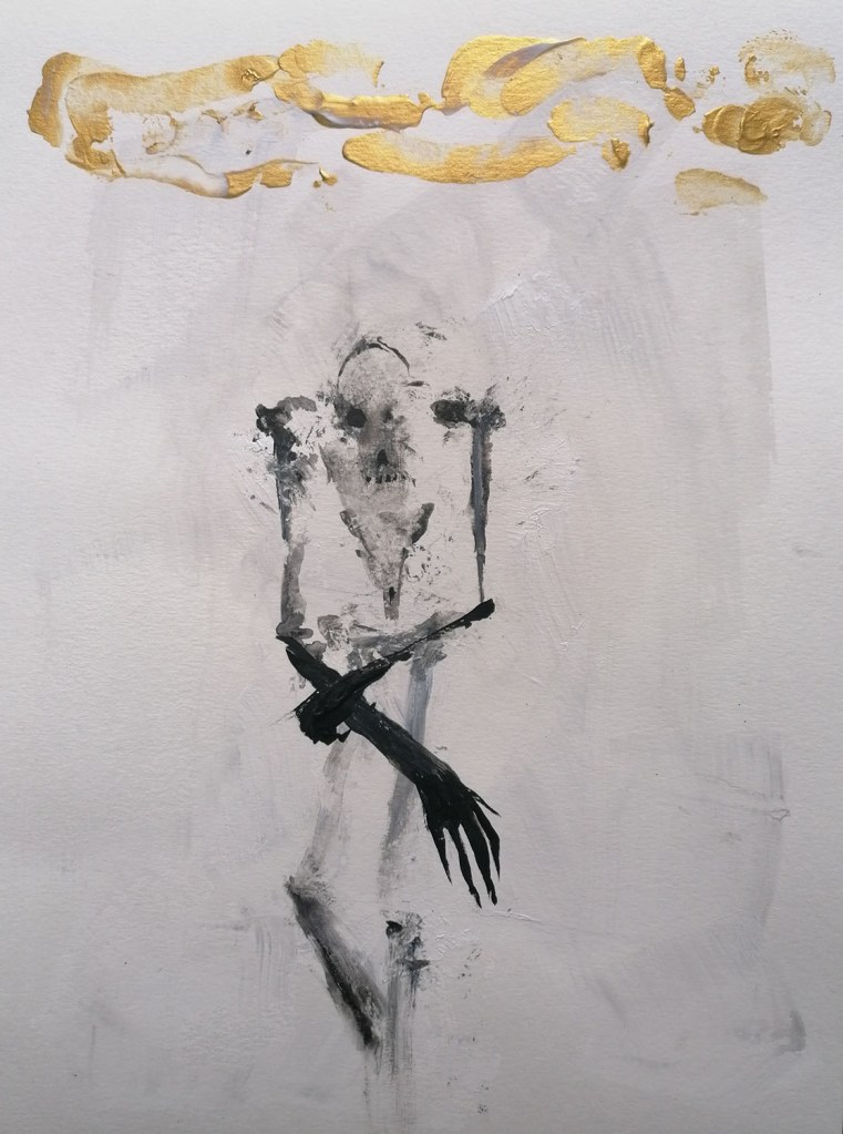 SUPERFUERANT, 2020 - 21x29 cm - acrylics on paper