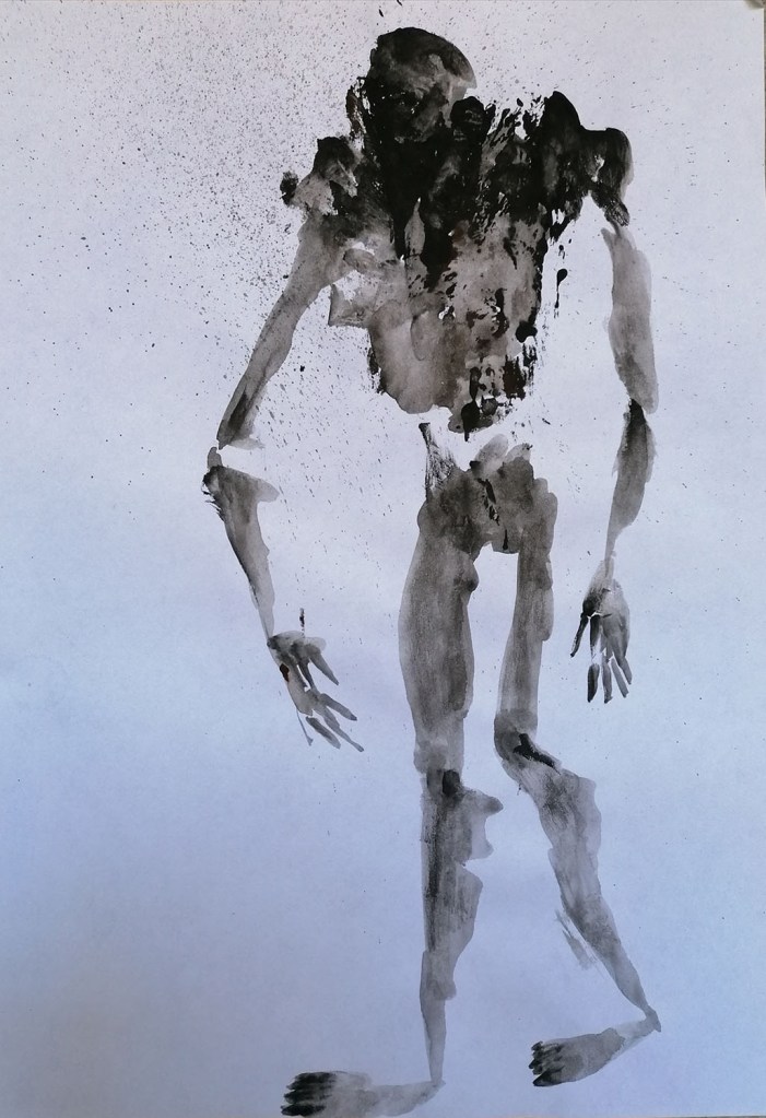 INTER SIDERA VERSOR, 2020 - 21x29 cm - acrylics on paper